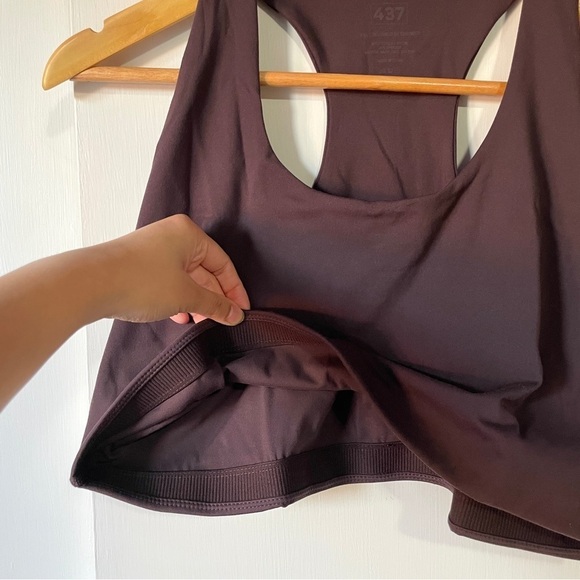 437 The Essentials Sports Bra in Espresso XXL - Picture 4 of 7